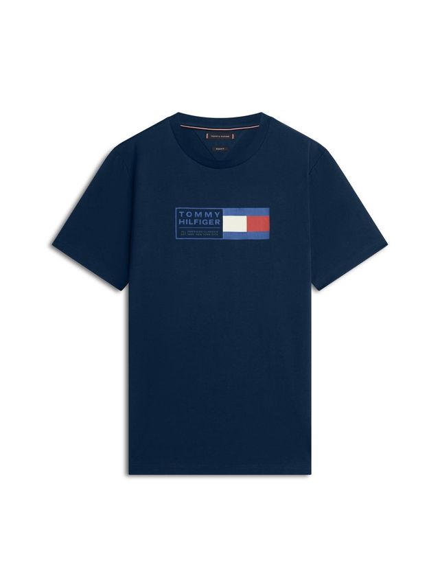 Brand Love Text Box Tee Desert Sky