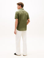 Pigment Dyed Linen RF Shirt S/S Dark Artich