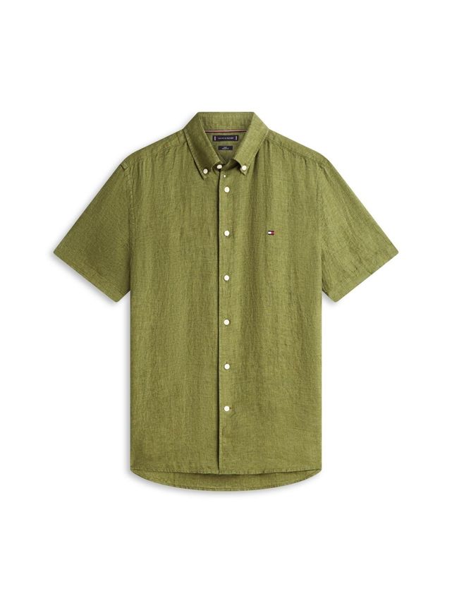 Pigment Dyed Linen RF Shirt S/S Dark Artich