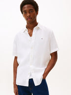 Pigment Dyed Linen RF Shirt S/S  White