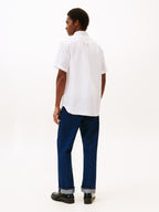 Pigment Dyed Linen RF Shirt S/S  White