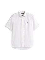 Pigment Dyed Linen RF Shirt S/S  White