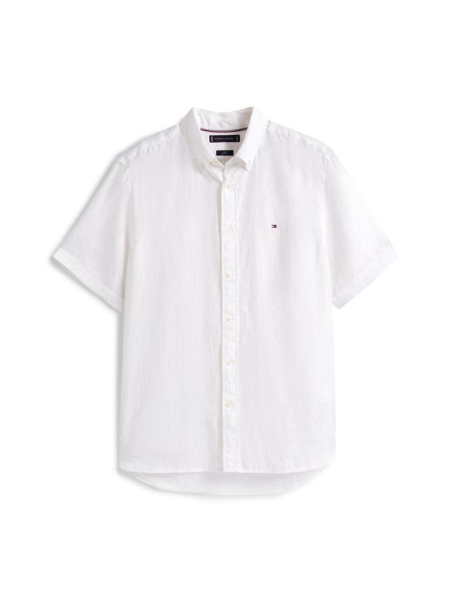 Pigment Dyed Linen RF Shirt S/S  White