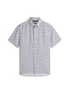 Tommy Hilfiger Linen Tropical SS Shirt White