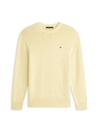Two Tone Boucle Crew Neck Citronella