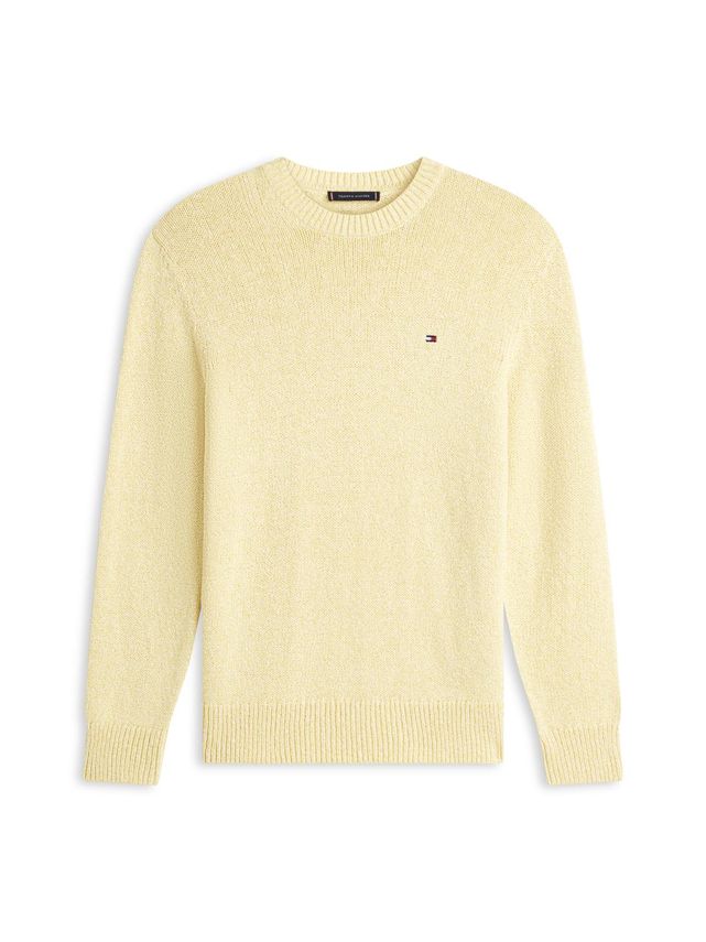 Two Tone Boucle Crew Neck Citronella