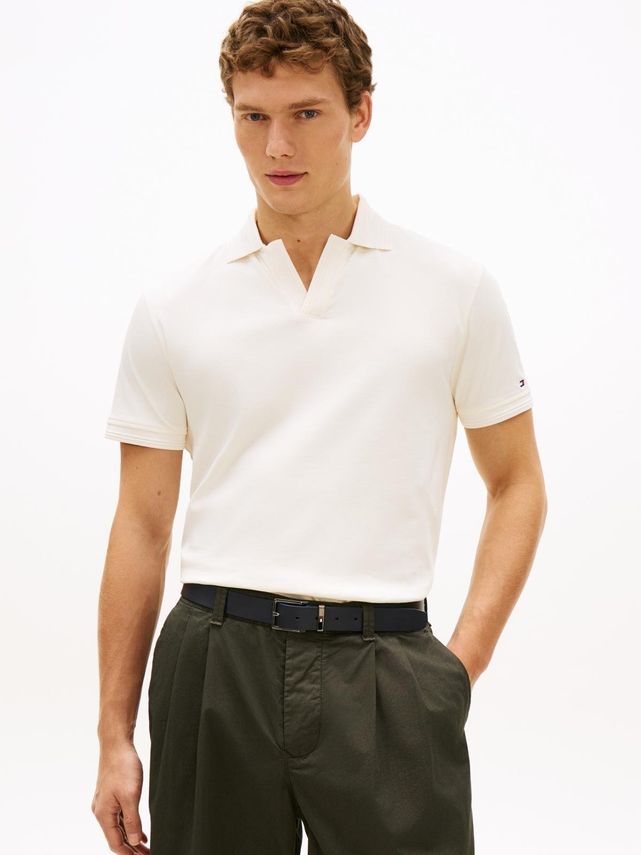 Collar Intrest Inter Reg Polo Ivory Petal
