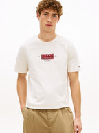 Heritage Label Tee Zoo Ivory Petal