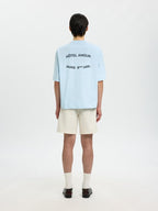 SLHBoxyLiam SS O-Neck Tee Hotel Amo Skyway