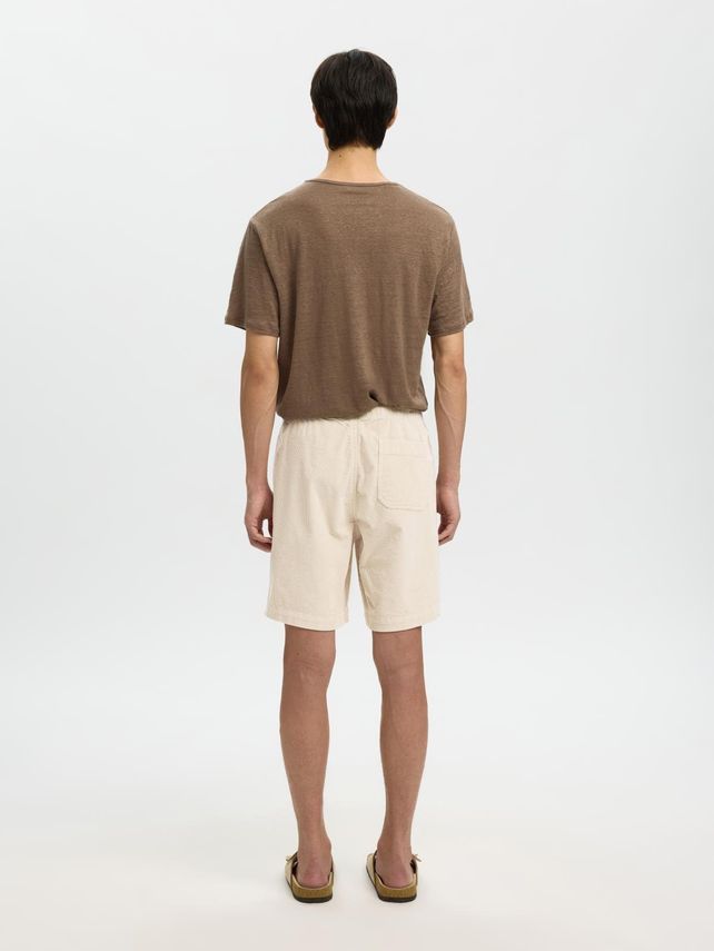 Regular-Jace Corduroy Shorts Fog