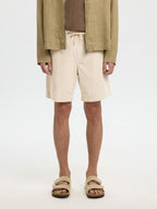 Regular-Jace Corduroy Shorts Fog