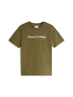 Tommy Hilfiger Brand Love RWB graphic T-shirt Green