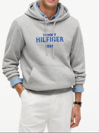 Tommy Hilfiger Samme ack Regular Fleece Hoodie Grey
