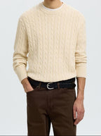 Selected "SLMBRAUN" Kabelstrik Beige