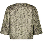 Trine Short Jacket 3/4 Silver