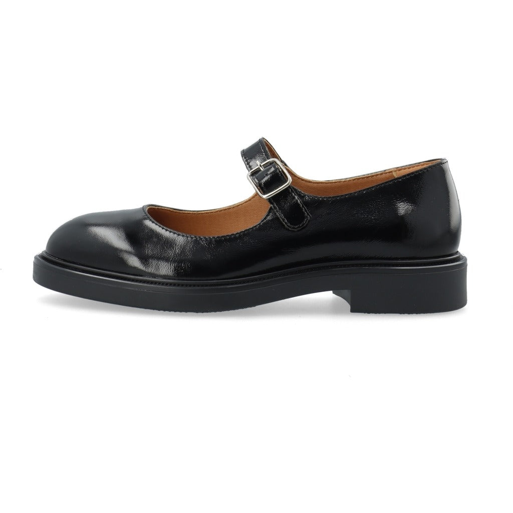 Adda Mary Jane Nappalak Loafers Black