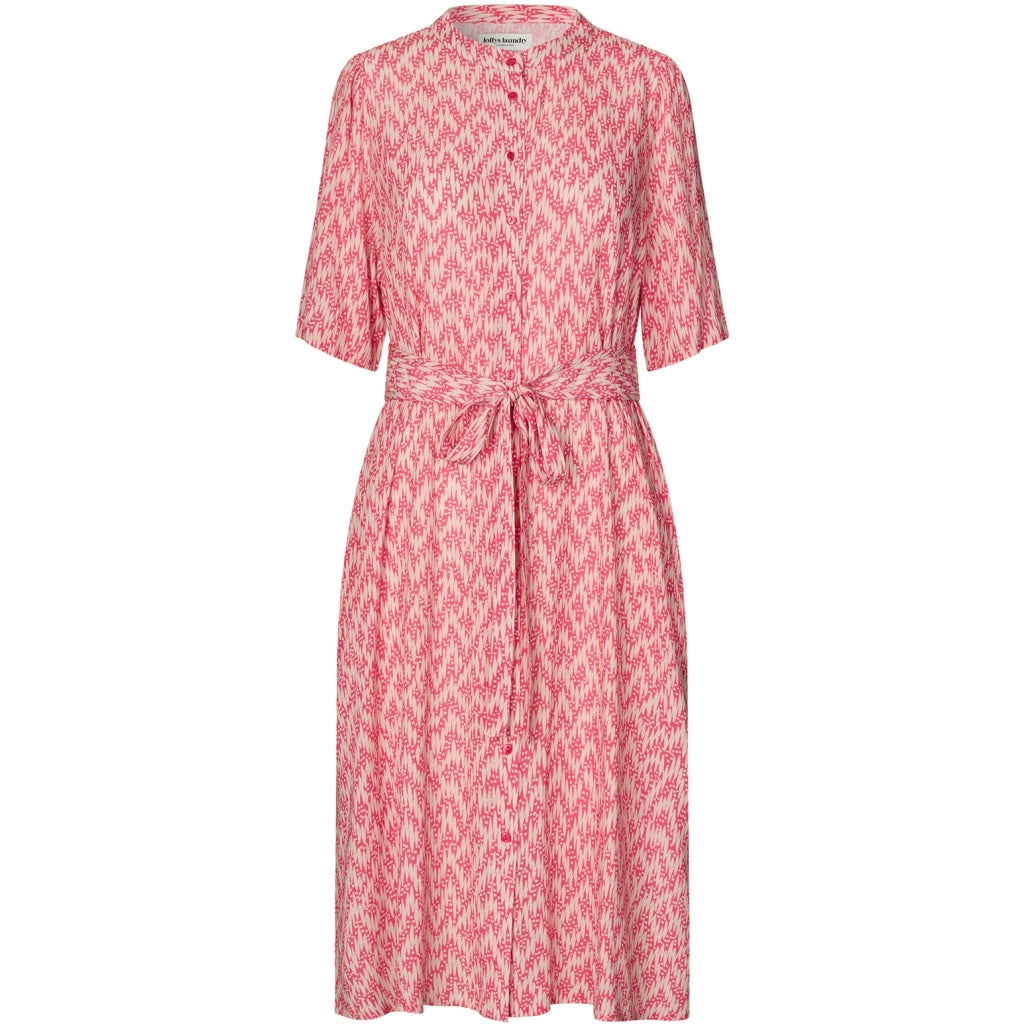 Lollys Laundry Mata Midi Dress Pink