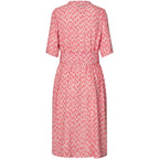 Lollys Laundry Mata Midi Dress Pink