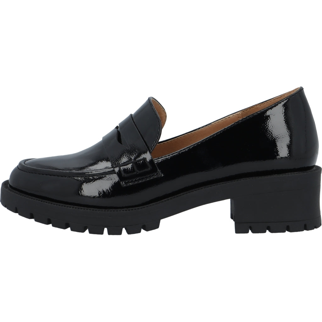 Biapearl Simple Penny Loafer Black