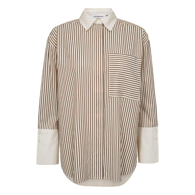 Avara Stripe Shirt Bone