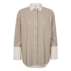 Avara Stripe Shirt Bone