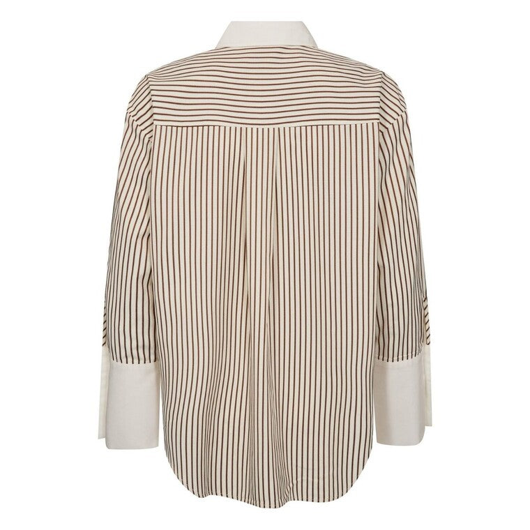 Avara Stripe Shirt Bone