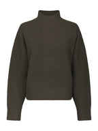 Neo Noir Paulina Knit Blouse Moss Green