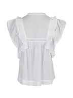 Jayla S Voile Top White