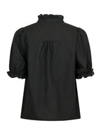 Odesa Linen Blouse Black