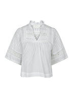 Siama S Voile Blouse White