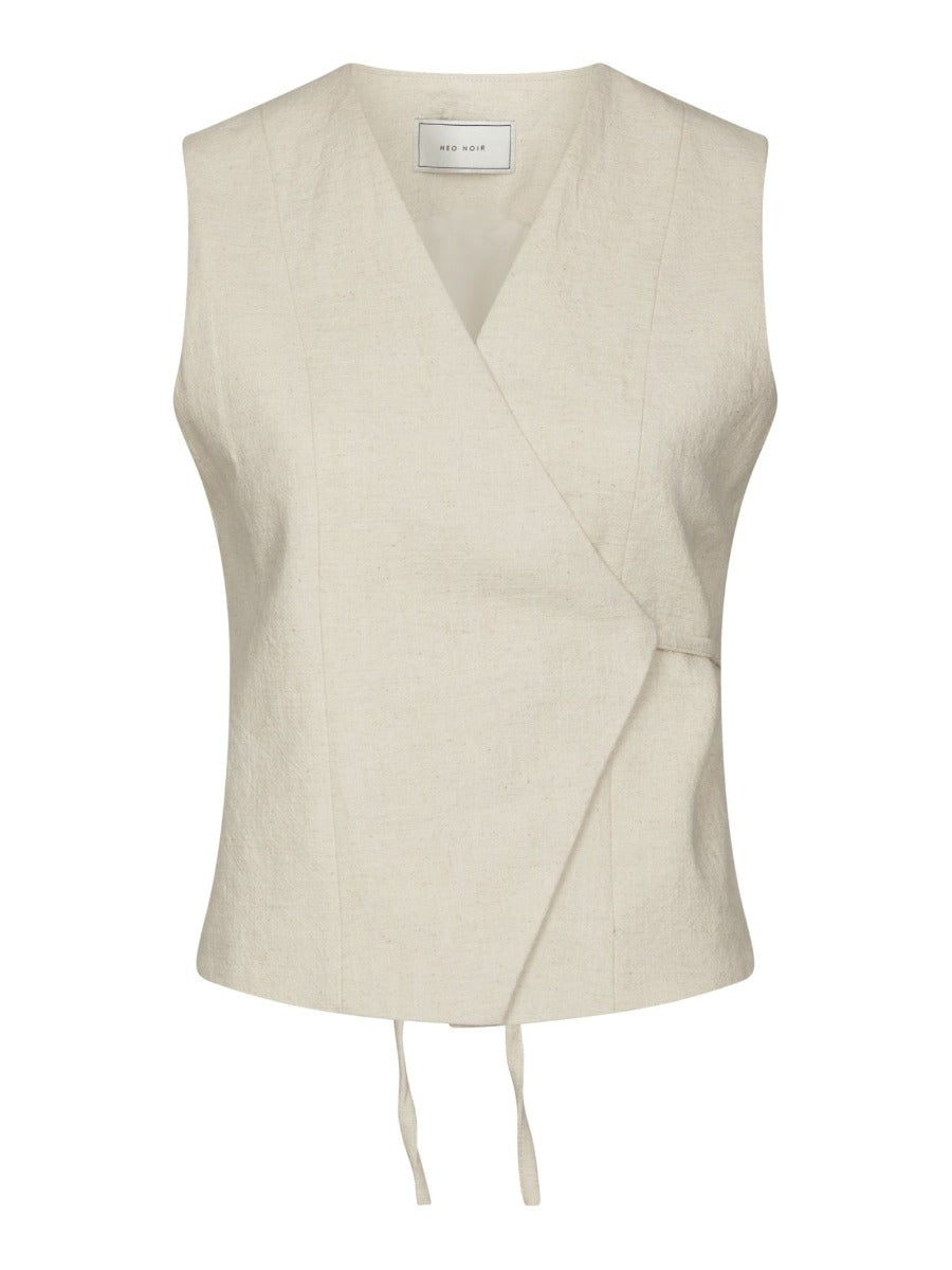 Samara Ramie Waistcoat Natural