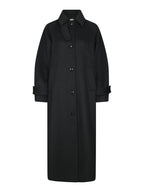 Neo Noir Keaton Wool Coat Antracit