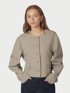 Aranti Structure Curve Jacket Warm Grey