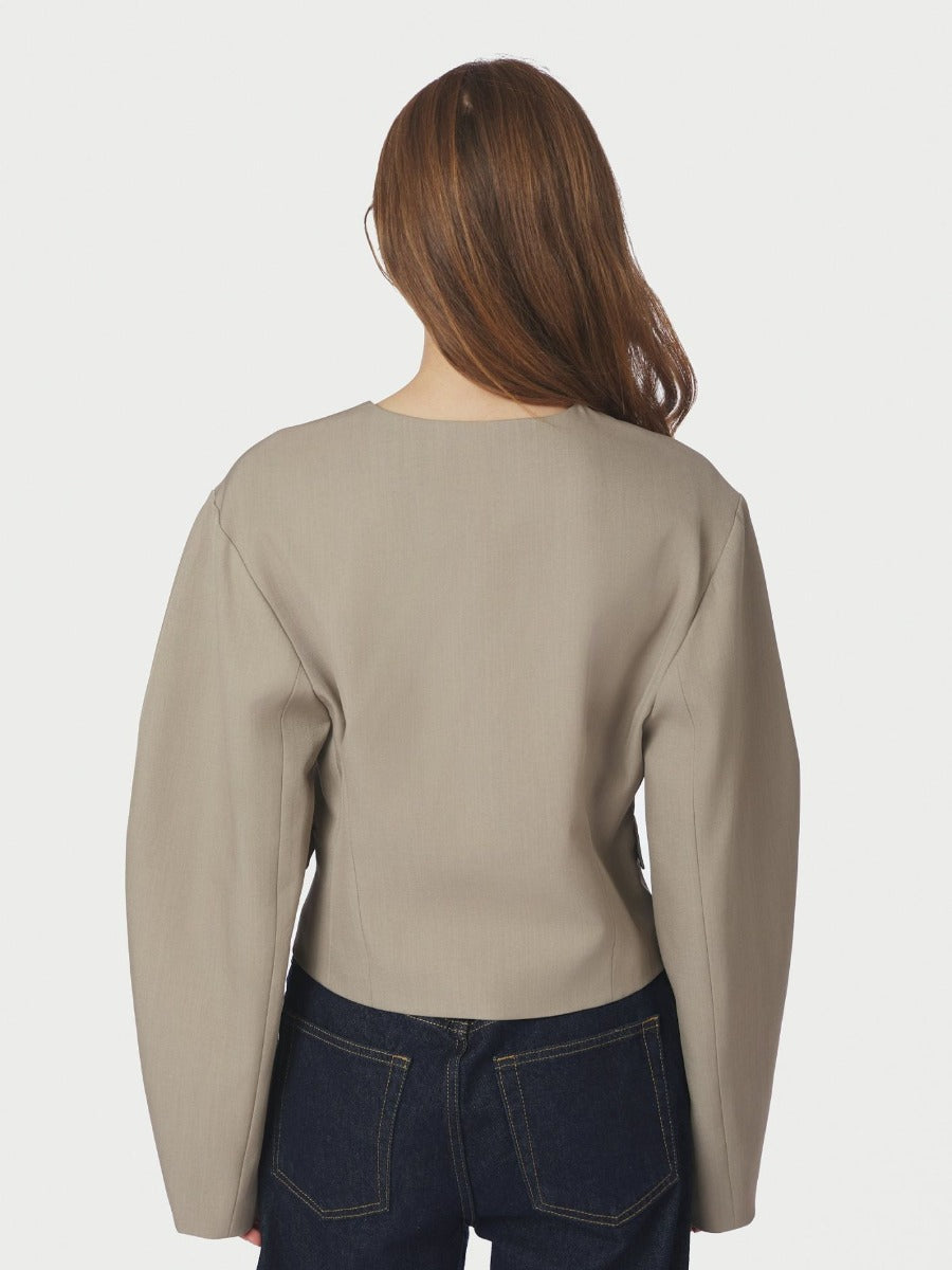 Aranti Structure Curve Jacket Warm Grey