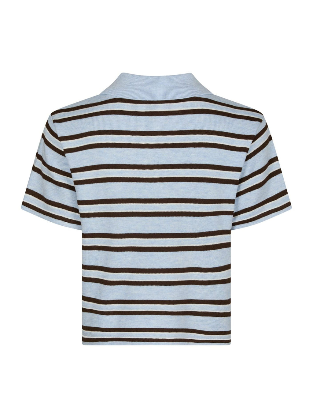 Neo Noir Mulann Polo Knit Blouse Light Blue