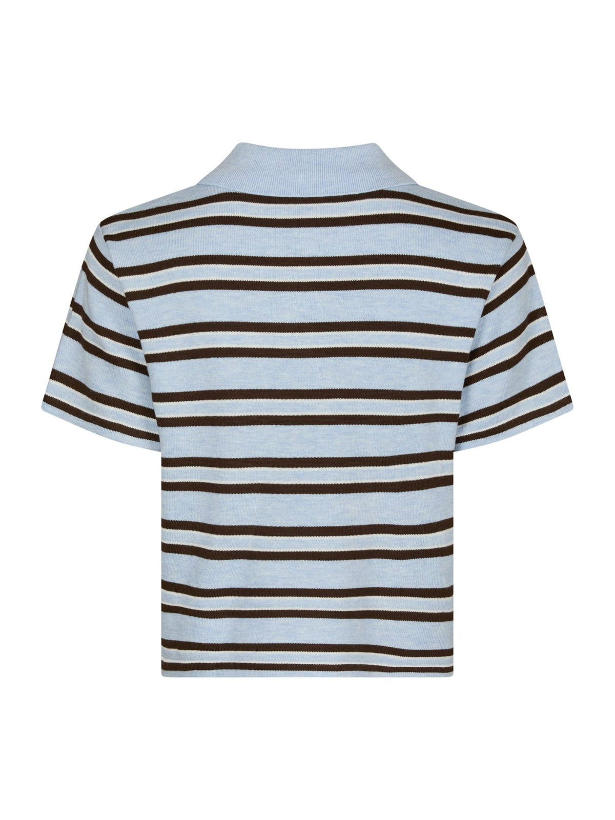 Neo Noir Mulann Polo Knit Blouse Light Blue
