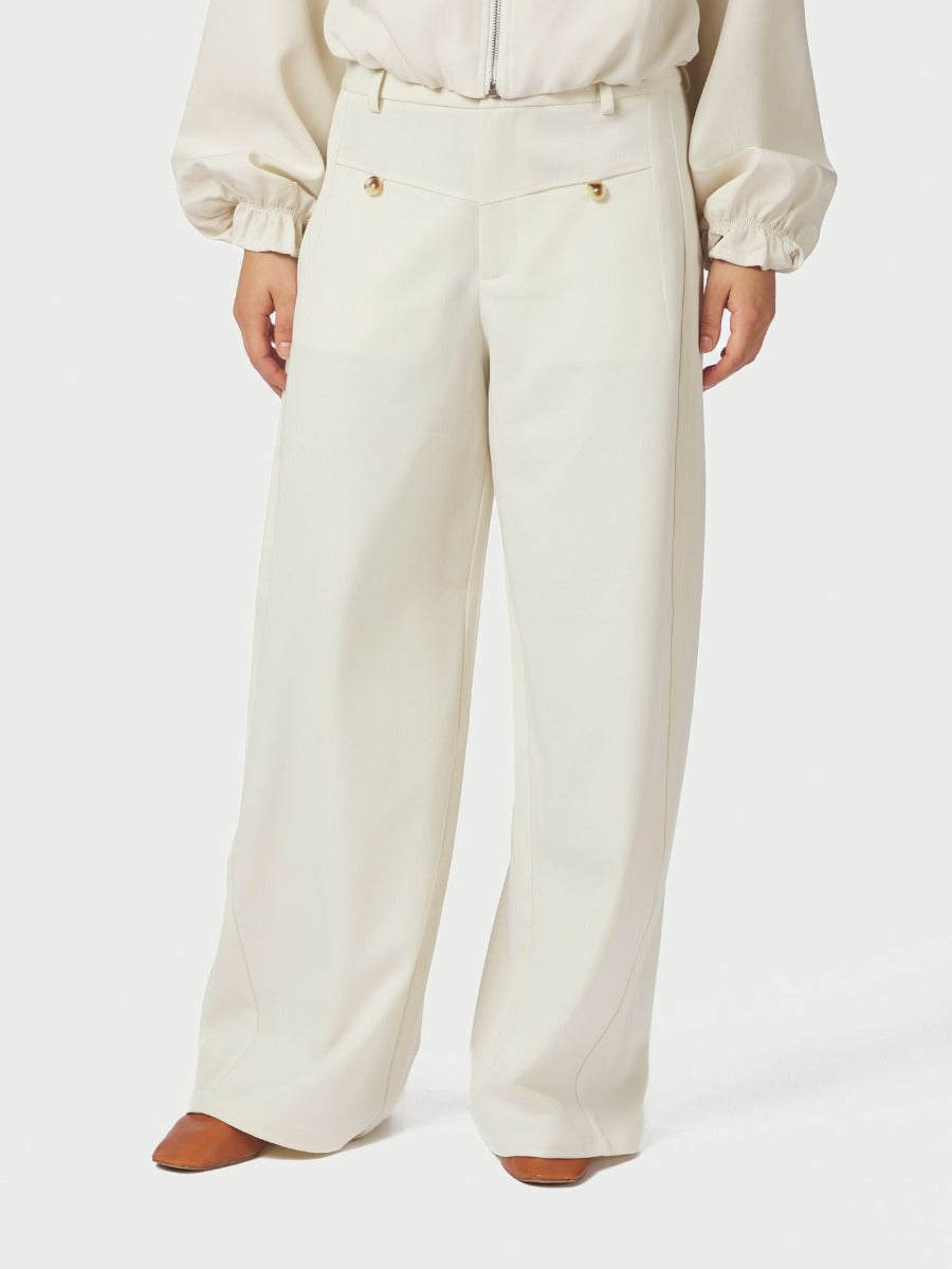 Massie Structure Pants Off White