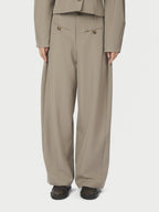 Massie Structure Pants Warm Grey