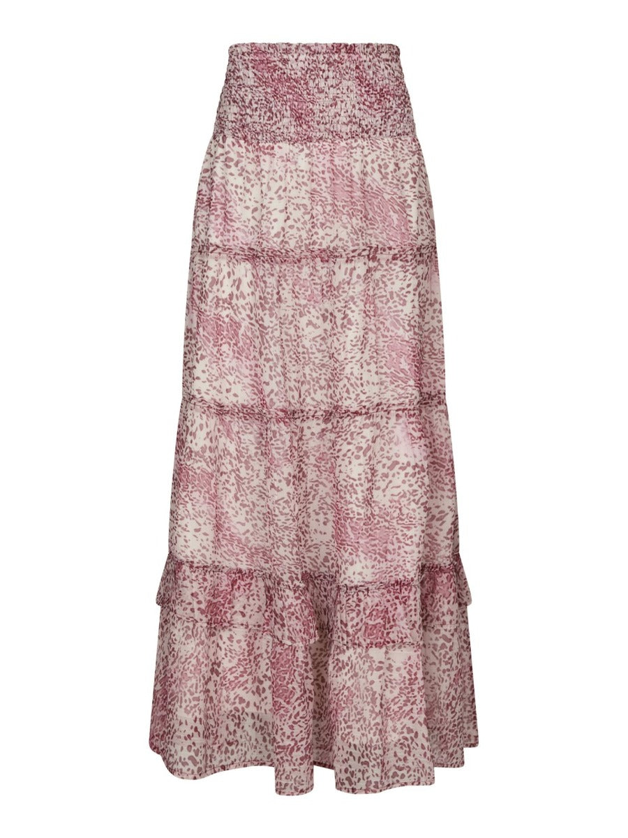 Todo Blur Graphic Skirt Rose