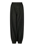 Fayla Denim Balloon Pants Black