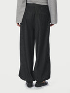 Fayla Denim Balloon Pants Black