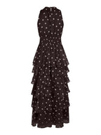 Marli Big Dot Dress Brown