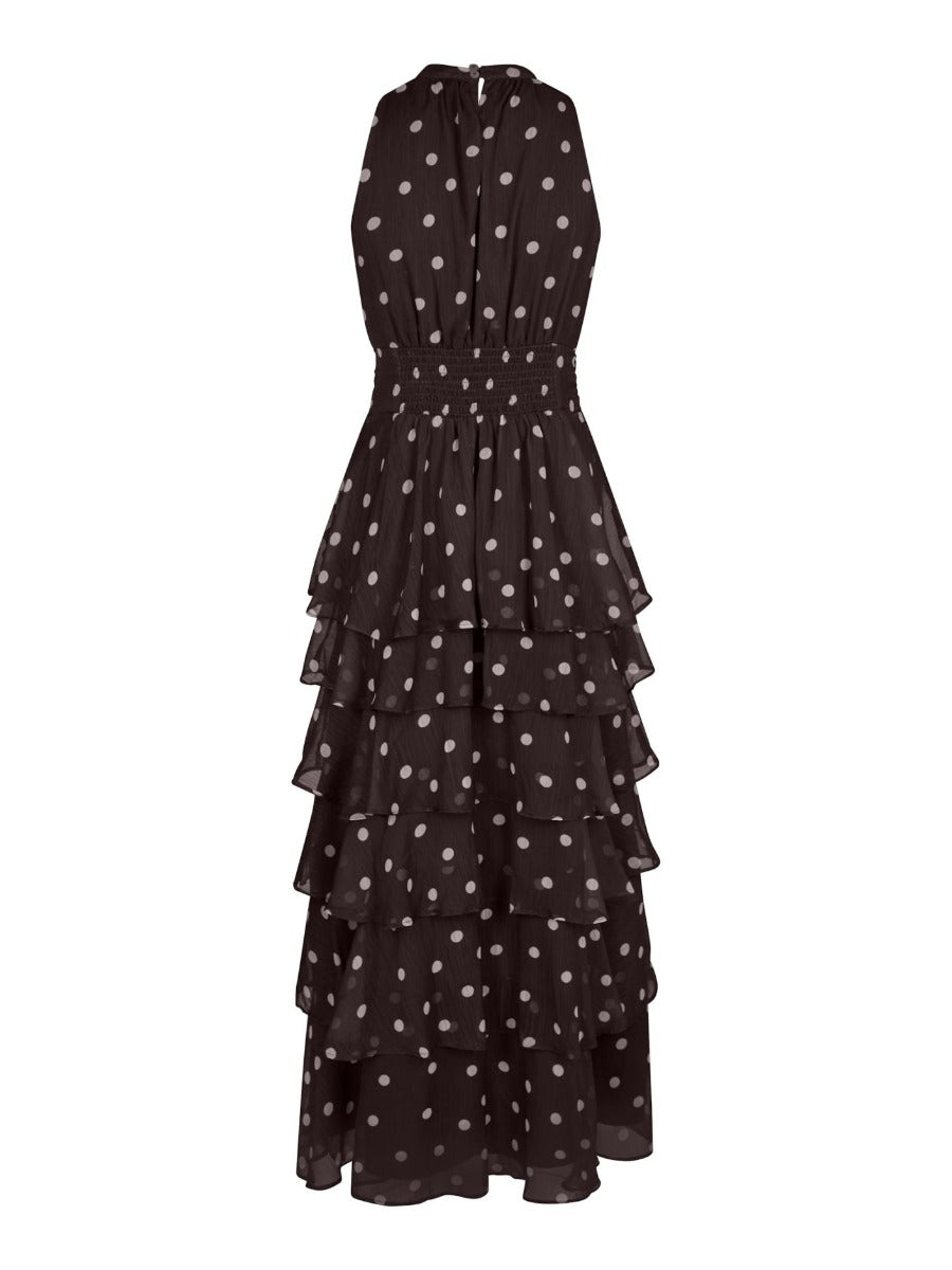 Marli Big Dot Dress Brown