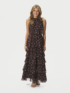Marli Big Dot Dress Brown