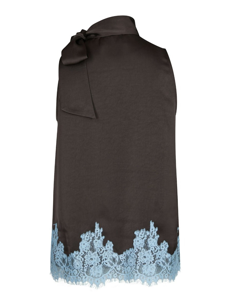 Lorenz Lace Top Dark Brown