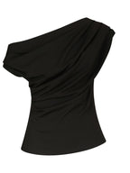 Neo Noir Mabelle Drapy Top Black