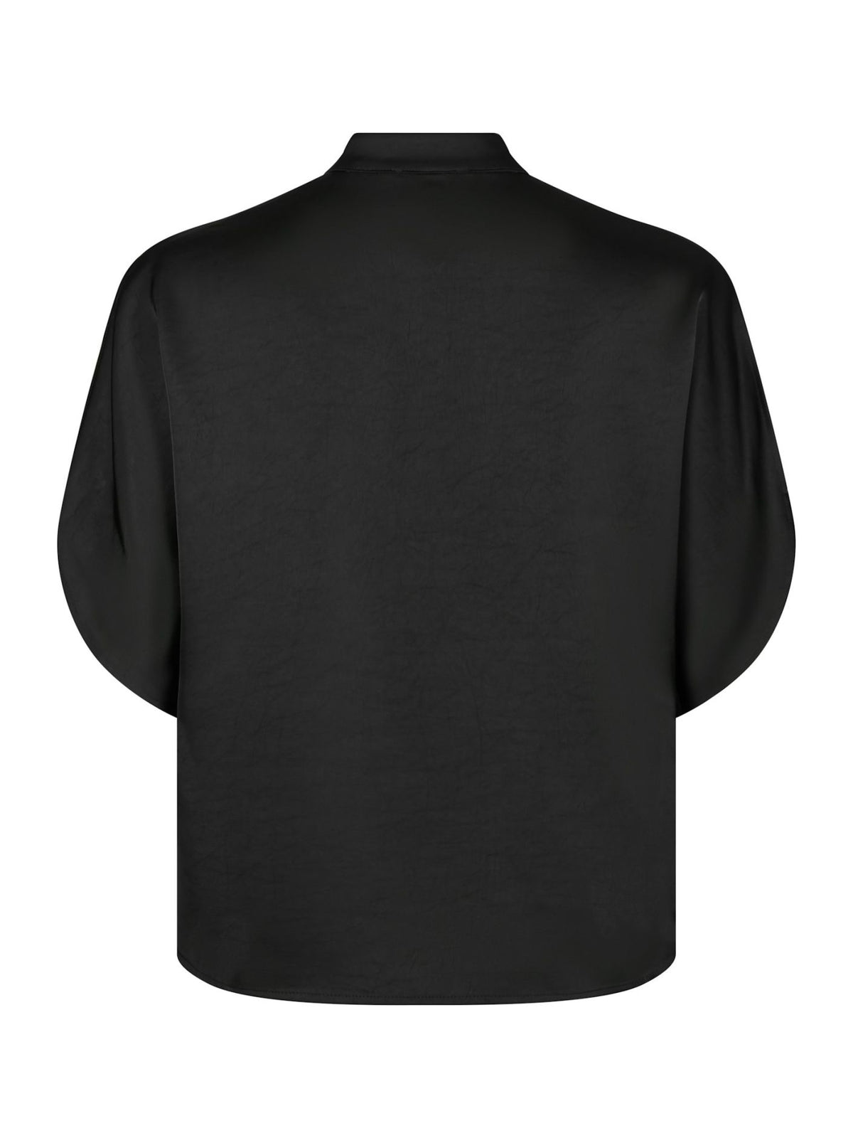 Neo Noir Anelle Heavy Sateen Blouse Black