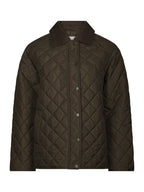 Neo Noir Iva Quilt Jacket Khaki