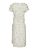 Eleni Delicate Flower Dress Creme