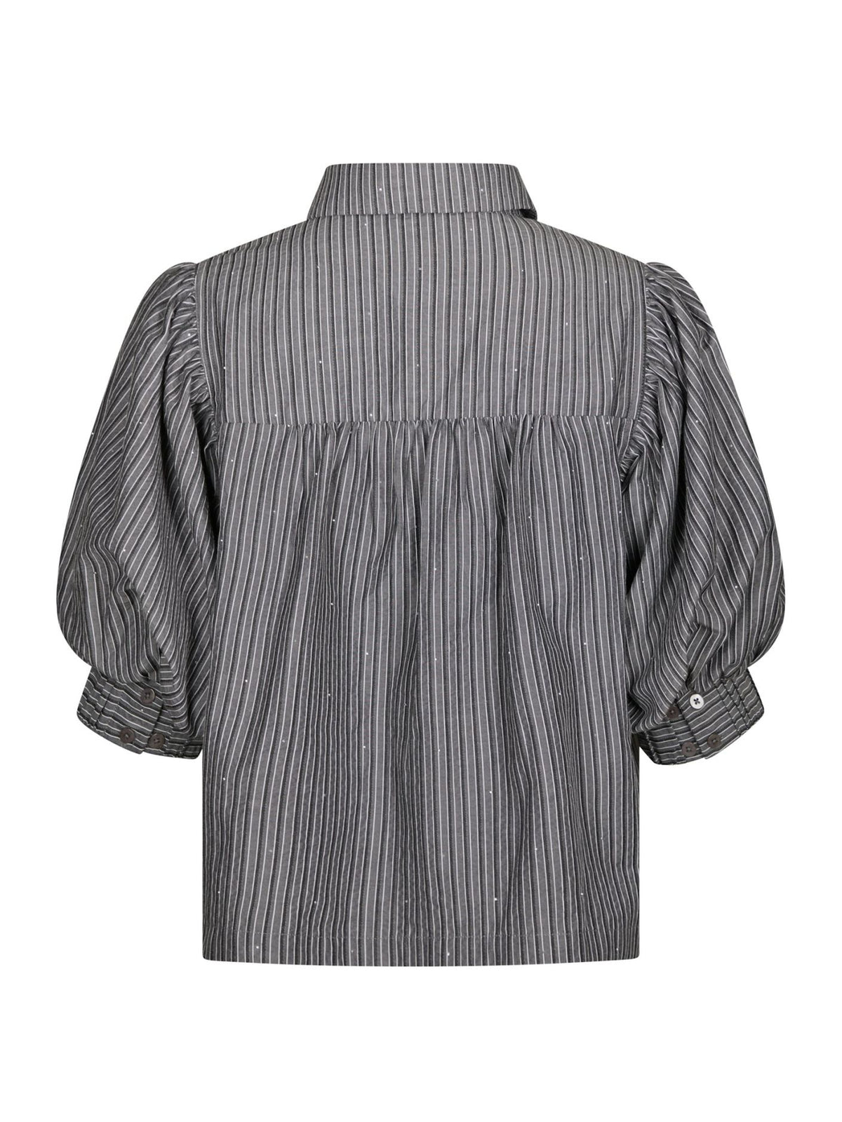 Neo Noir Etta Stripe B Shirt Dark Grey